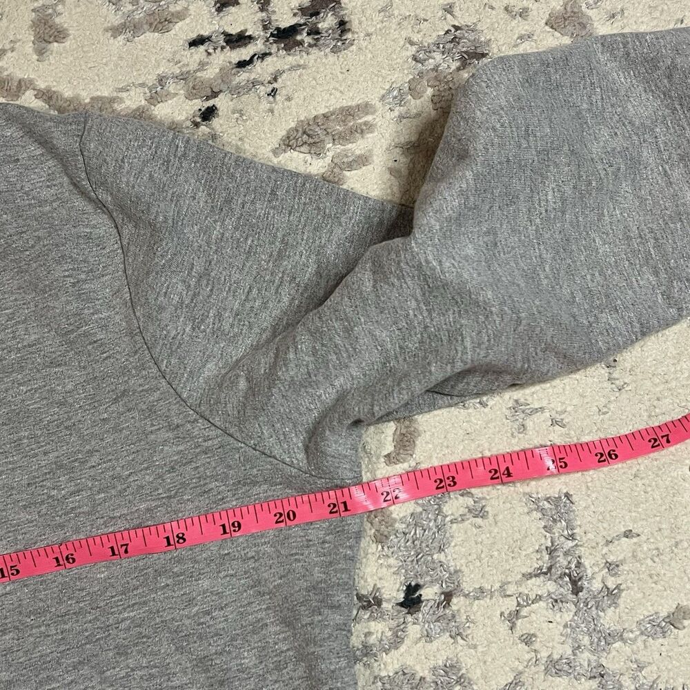 Harley Davidson Motorcycle Hoodie Jacket Gray Cropped Full Zip Women's Size L - Picture 10 of 12